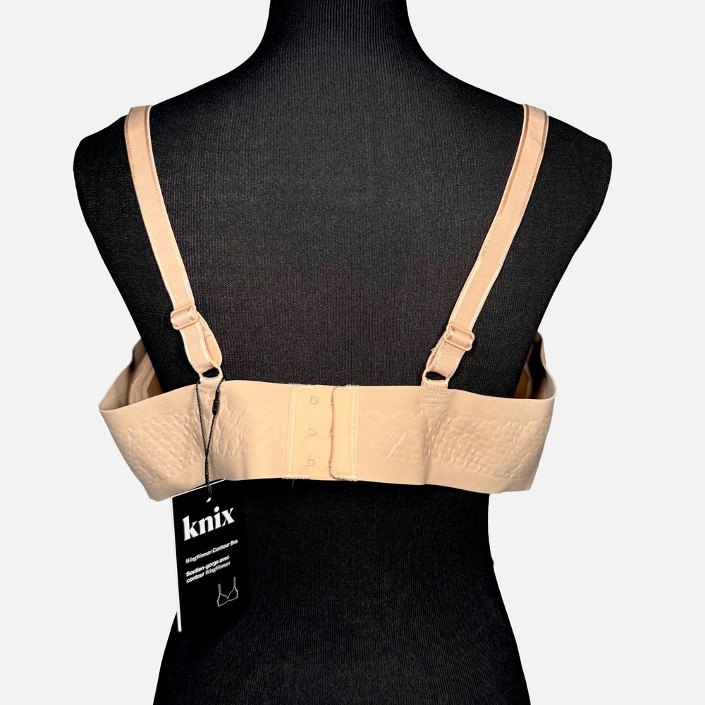 Knix Wing Woman Contour Bra Warm Sand Nude Wireless Seamless 44D Smooth Stretch - Picture 2 of 10